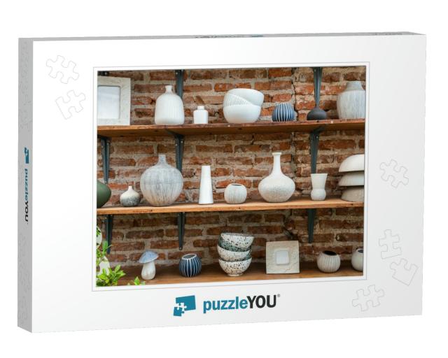 Set of Clay Pot & Ceramic Kitchenware Which is K... Jigsaw Puzzle