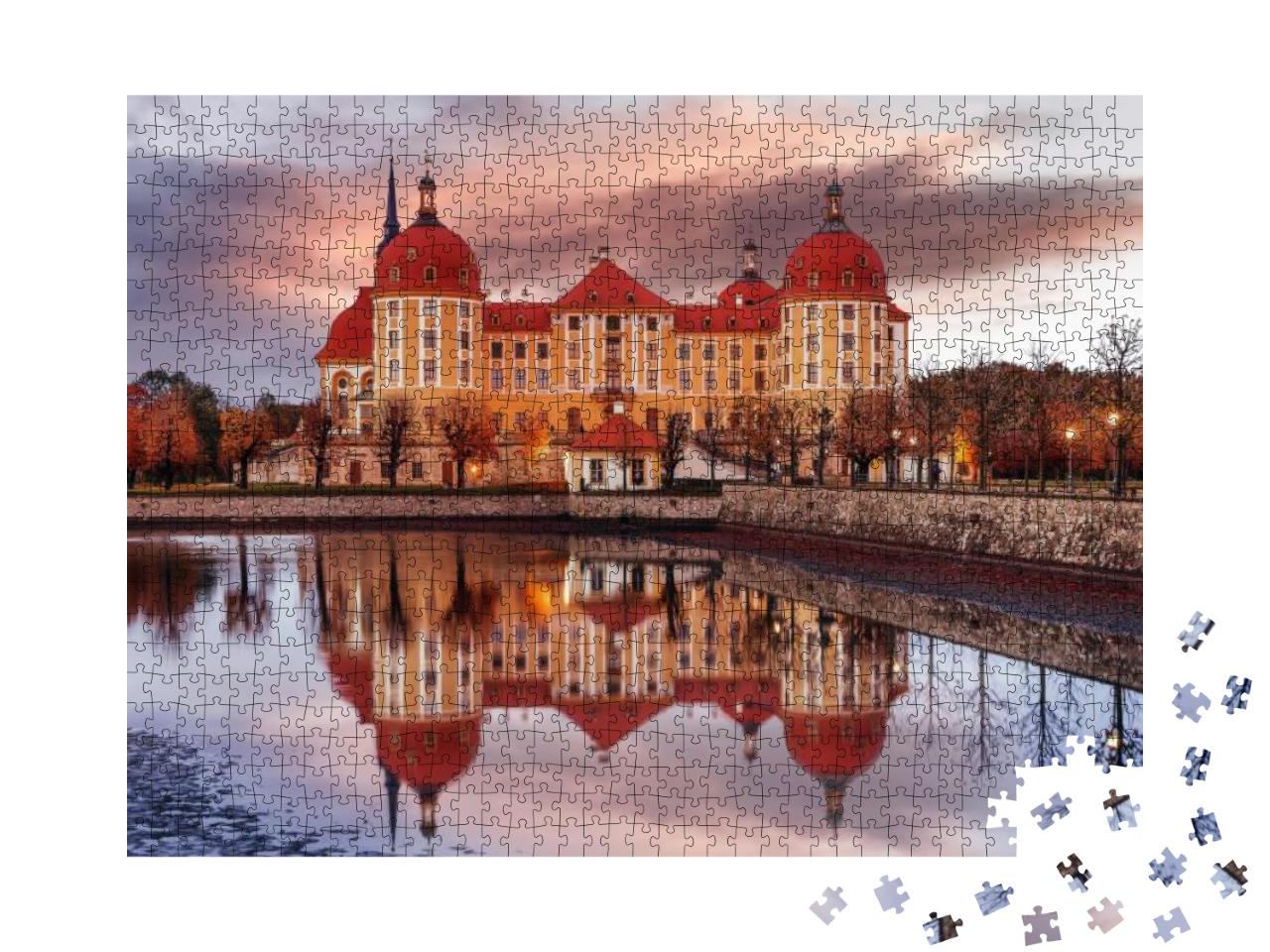 Wonderful Picturesque Scene with Dramatic Colorful Sky. I... Jigsaw Puzzle with 1000 pieces
