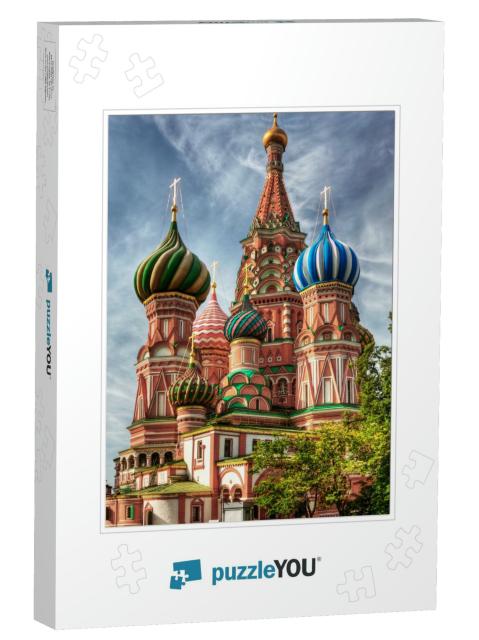 St. Basil Cathedral of the Protection of the Virgin on th... Jigsaw Puzzle