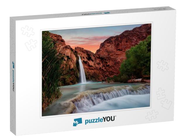 Havasu Falls Sunset... Jigsaw Puzzle