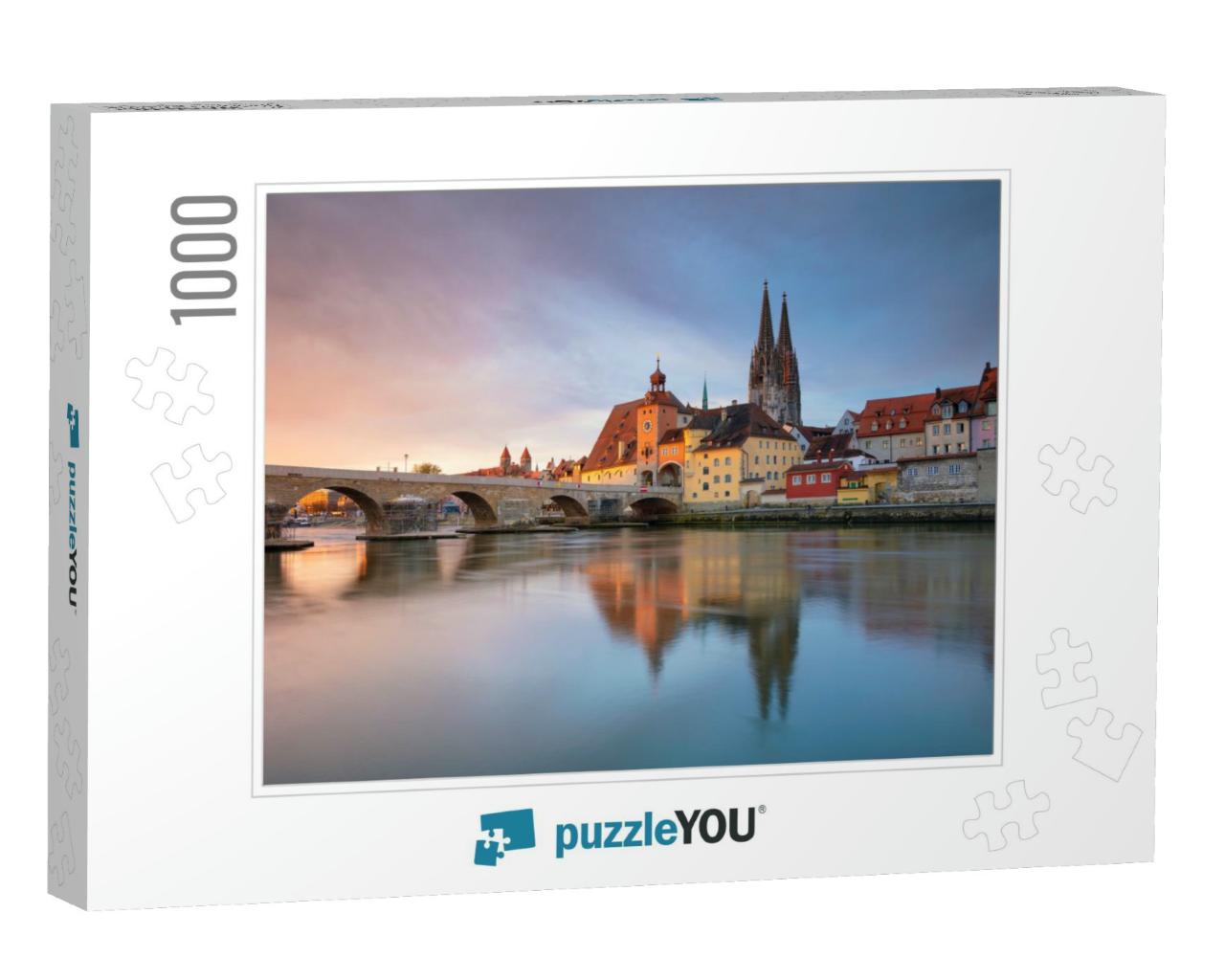 Regensburg. Cityscape Image of Regensburg, Germany During... Jigsaw Puzzle with 1000 pieces