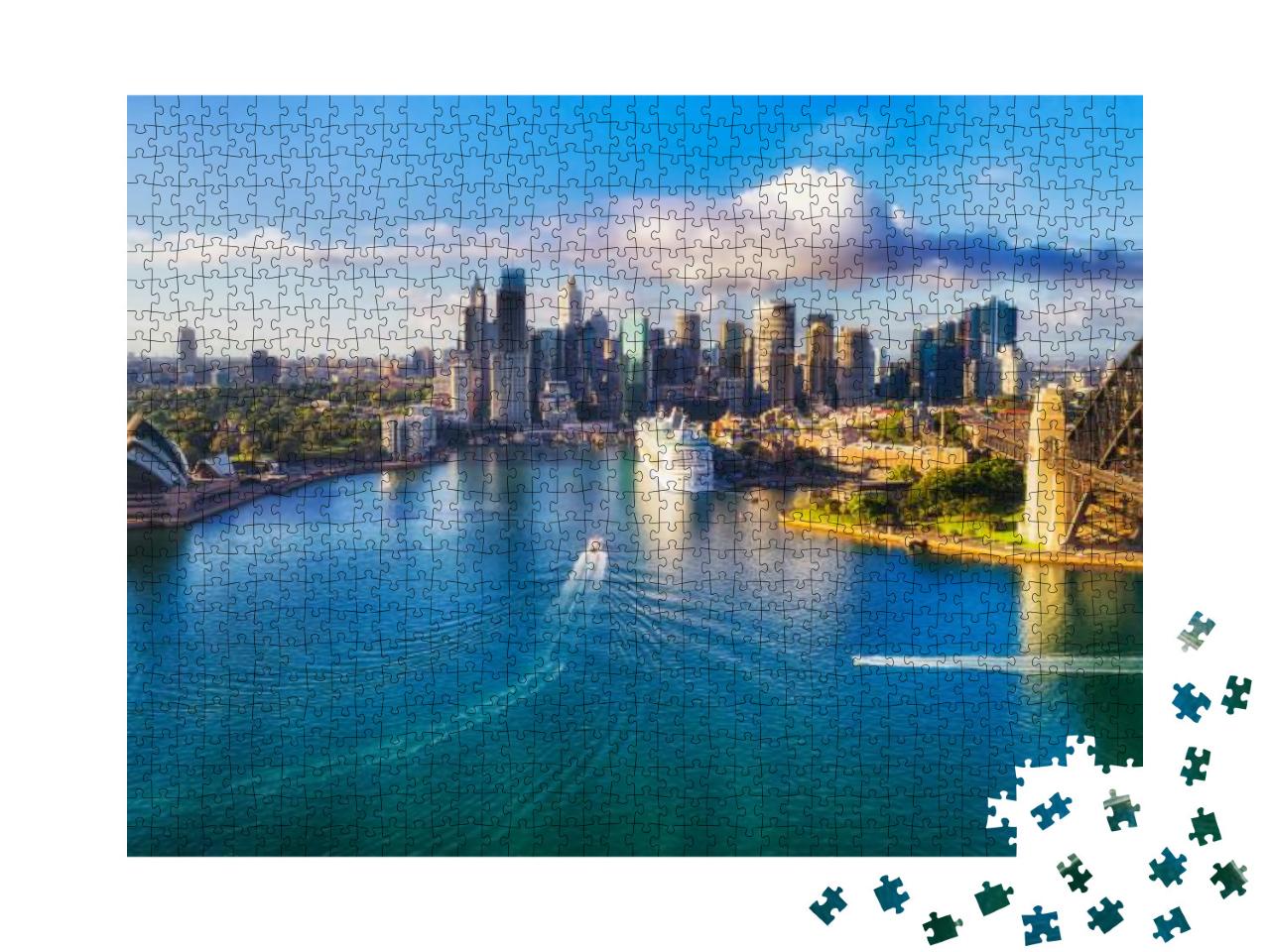Major Architecture Landmarks of the City of Sydney & Aust... Jigsaw Puzzle with 1000 pieces