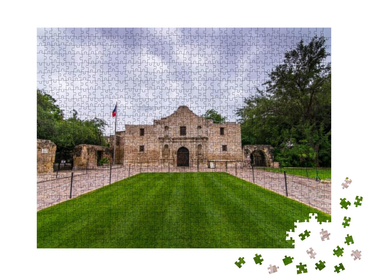 The Alamo in Downtown San Antonio, Texas, Usa... Jigsaw Puzzle with 1000 pieces