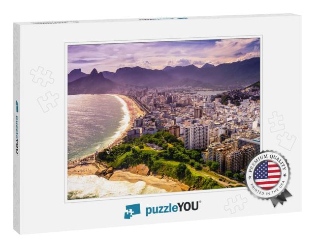 Aerial View of Buildings on the Beach Front, Ipanema Beac... Jigsaw Puzzle