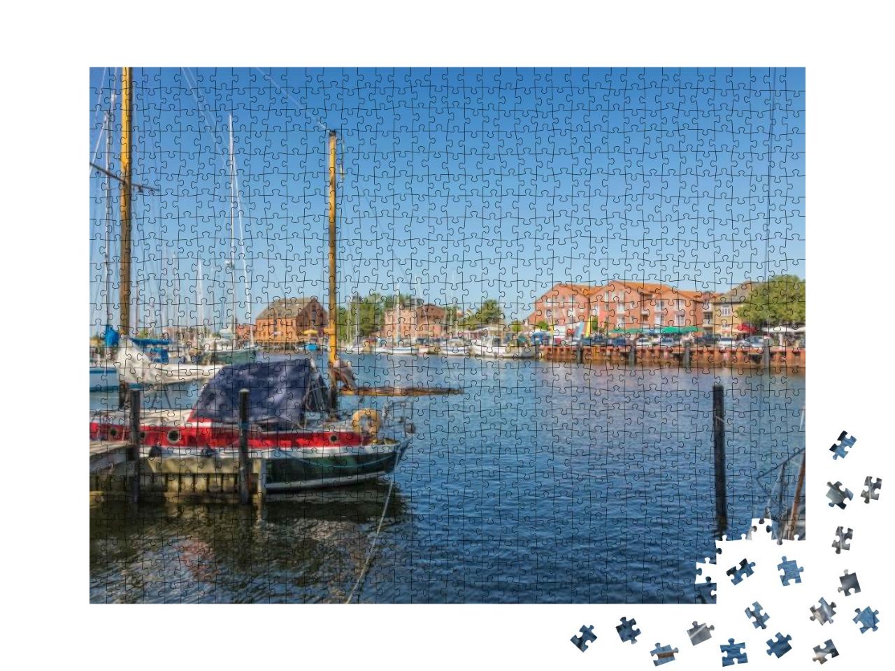 Harbor of Orth, Fehmarn Island, Schleswig-Holstein, Germa... Jigsaw Puzzle with 1000 pieces
