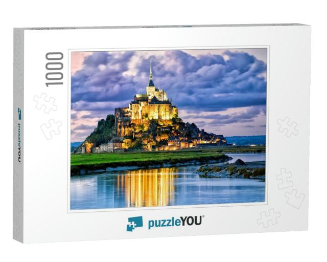 Mont Saint Michel, France... Jigsaw Puzzle with 1000 pieces