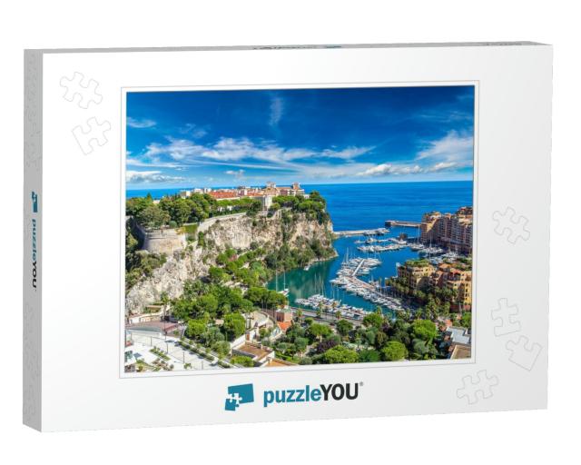 Panoramic View of Princes Palace in Monte Carlo in a Summ... Jigsaw Puzzle