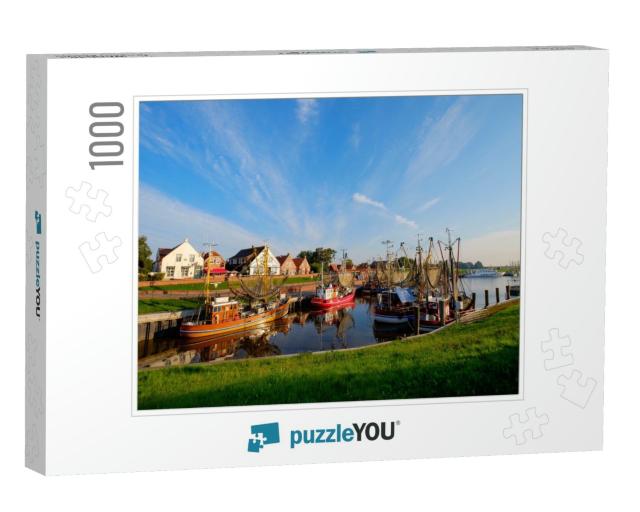 The Fishing Harbor of Greetsiel/Germany... Jigsaw Puzzle with 1000 pieces