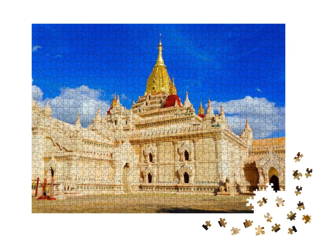 The Ananda Temple in Bagan, Myanmar... Jigsaw Puzzle with 1000 pieces
