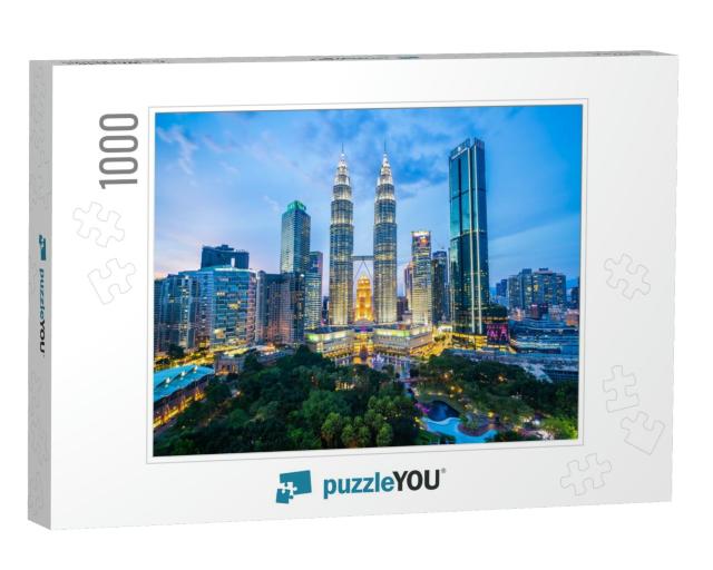 Beautiful Architecture Building Exterior City in Kuala Lu... Jigsaw Puzzle with 1000 pieces