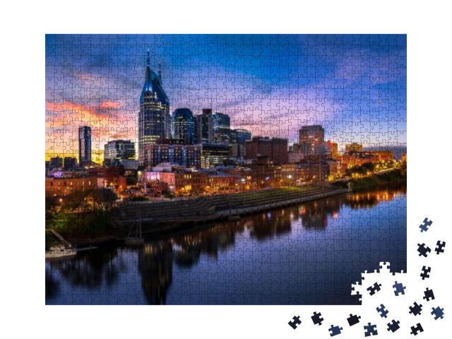 Nashville Skyline... Jigsaw Puzzle with 1000 pieces