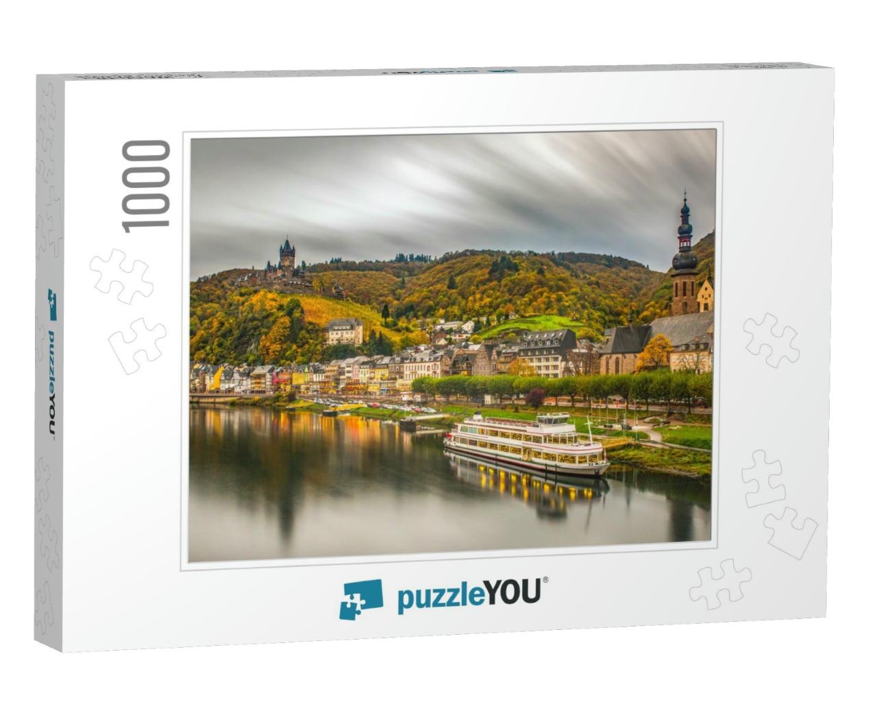 Cochem, Germany, Beautiful Historical Town on Romantic Mo... Jigsaw Puzzle with 1000 pieces