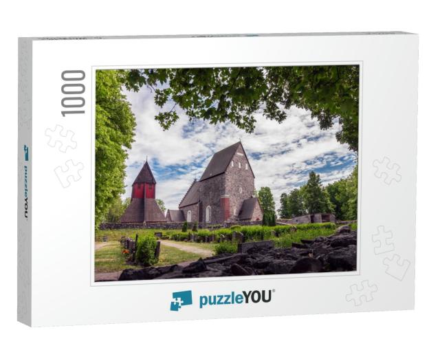 Beautiful Old Uppsala Church, Outside of Uppsala Sweden 7... Jigsaw Puzzle with 1000 pieces