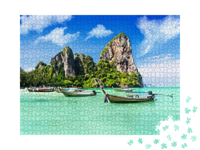 Summer Beach Thailand... Jigsaw Puzzle with 1000 pieces