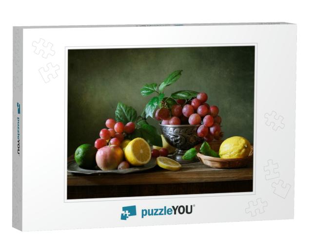 Still Life with Fruit... Jigsaw Puzzle