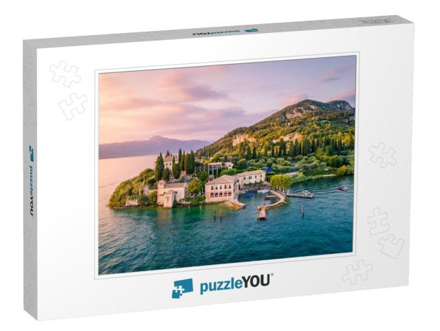 Punta San Vigilio on Garda Lake, Verona Province, Veneto... Jigsaw Puzzle