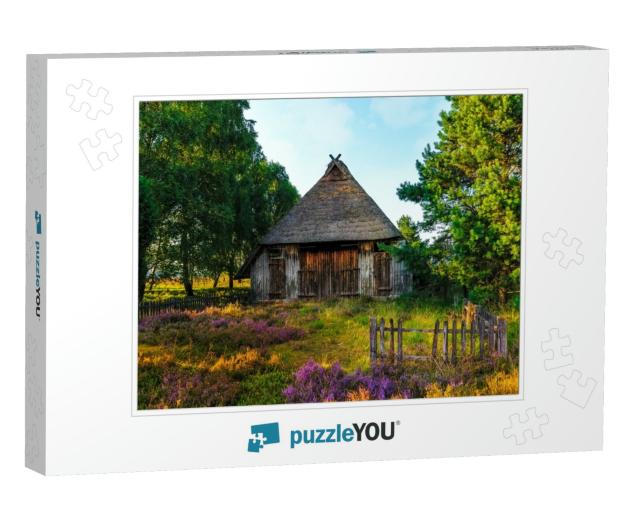 A Sheep Cottage in the Lunebug Heath... Jigsaw Puzzle