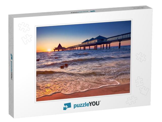 Pier of Heringsdorf on Isle of Usedom... Jigsaw Puzzle