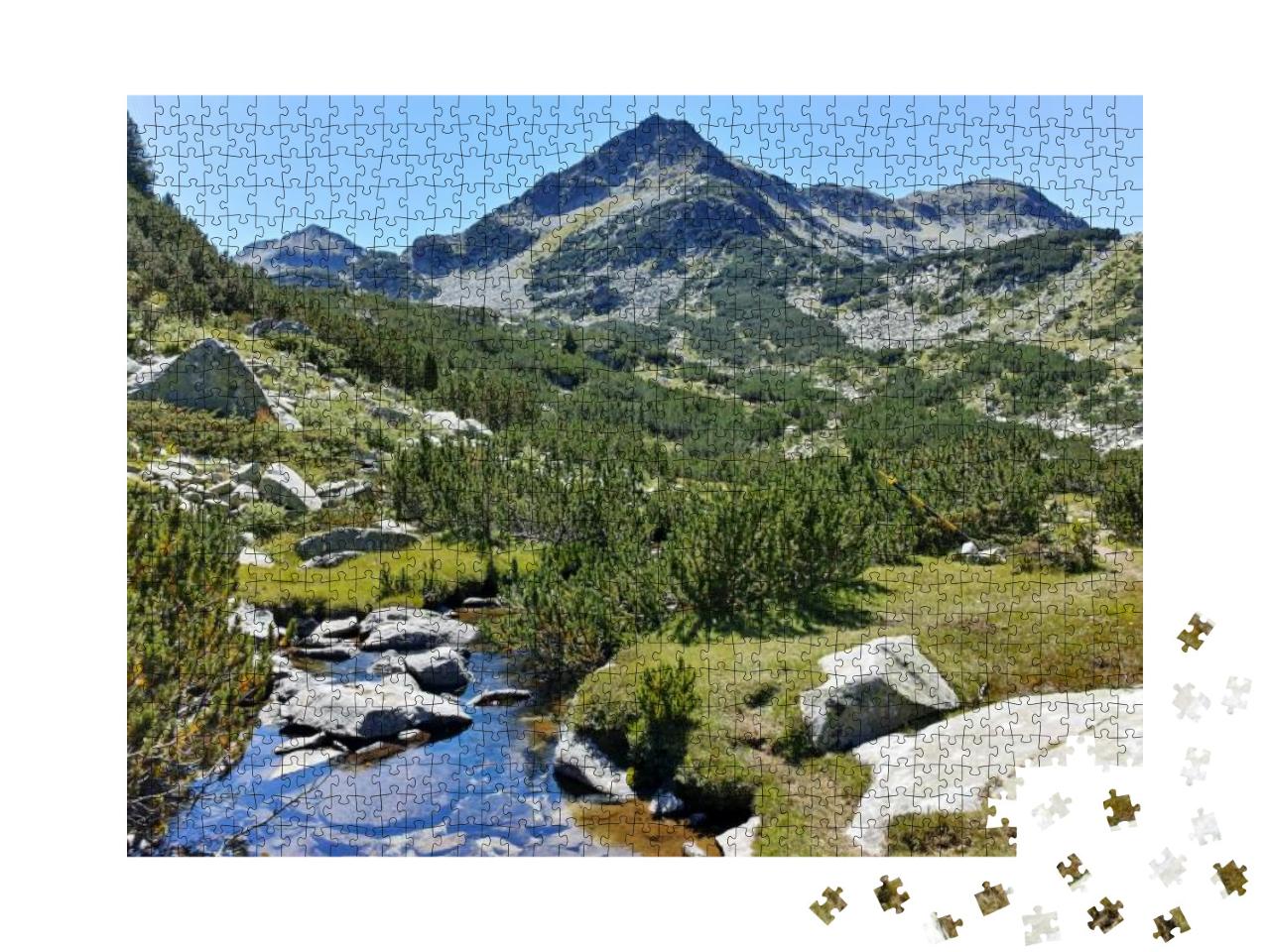 Amazing Landscape with Valyavitsa River & Valyavishki Chu... Jigsaw Puzzle with 1000 pieces