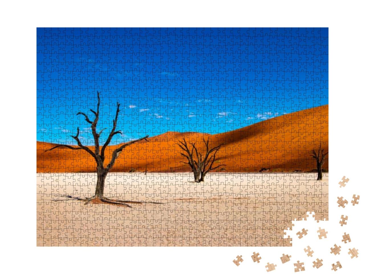 Deadvlei is a White Clay Pan Located Near the More Famous... Jigsaw Puzzle with 1000 pieces