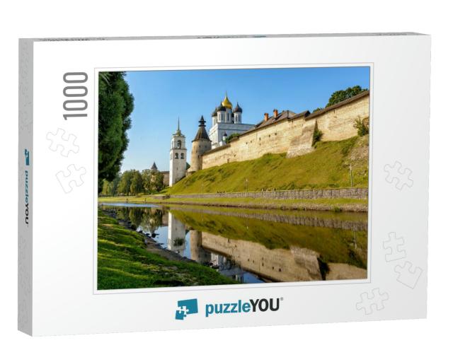 Holy Trinity Cathedral in Pskov is the Main Attraction of... Jigsaw Puzzle with 1000 pieces