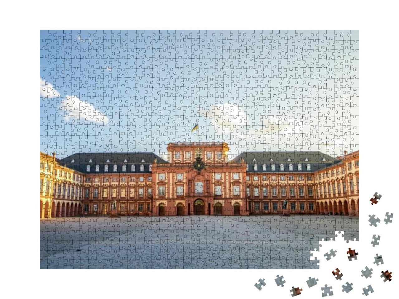 University, Castle, Mannheim... Jigsaw Puzzle with 1000 pieces