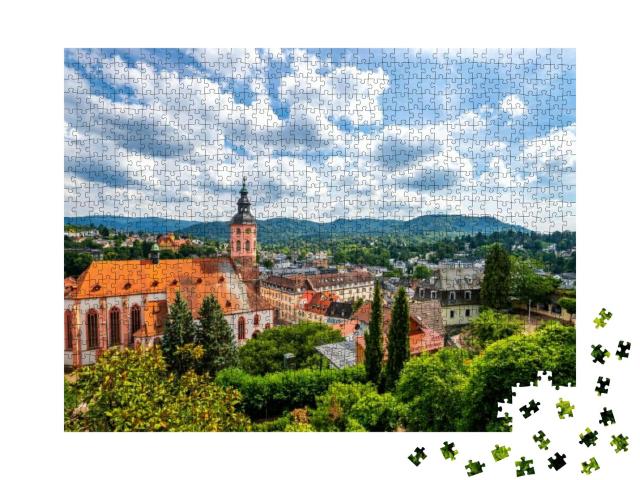 View Over Baden-Baden, Black Forest, Germany... Jigsaw Puzzle with 1000 pieces