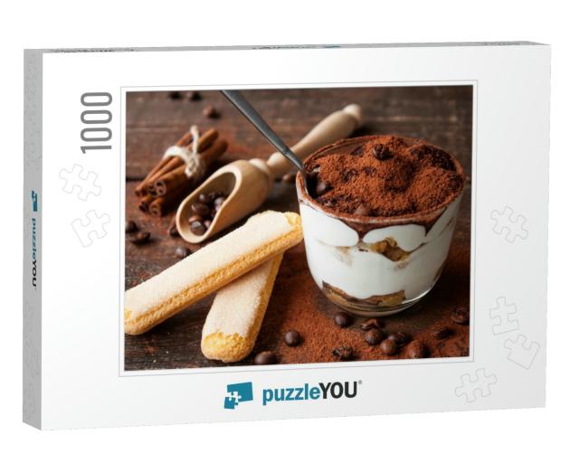 Tiramisu in a Glass Cup... Jigsaw Puzzle with 1000 pieces
