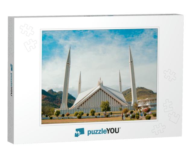 Faisal Mosque Islamabad... Jigsaw Puzzle