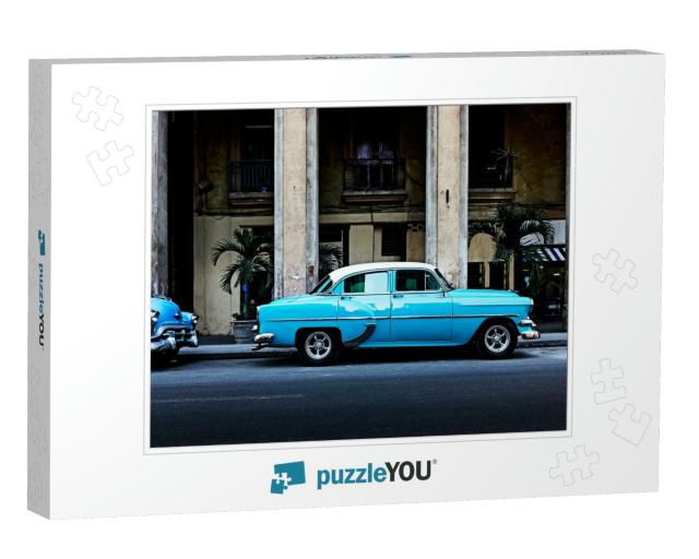Old-Timer in Havana, the Capital City of Cuba... Jigsaw Puzzle