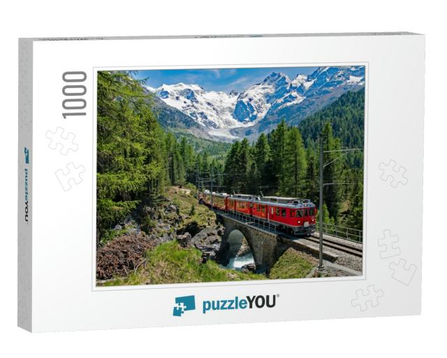 Bernina Express - Switzerland... Jigsaw Puzzle with 1000 pieces