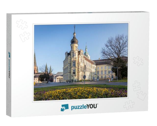 Baroque Castle on the Central Square of Oldenburg, German... Jigsaw Puzzle