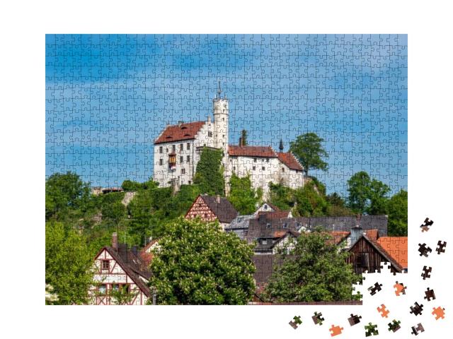 Castle in Goessweinstein Franconia Bavaria... Jigsaw Puzzle with 1000 pieces