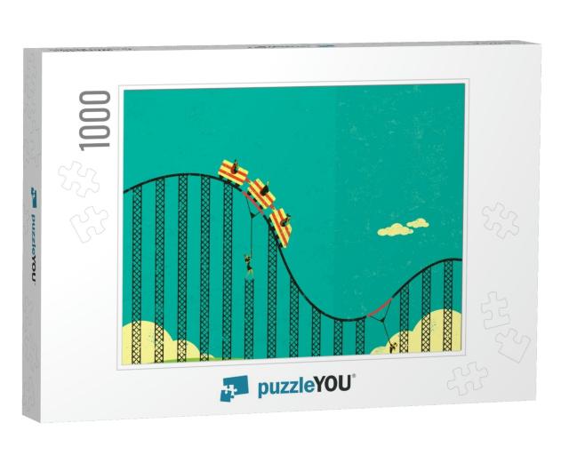 Support in a Roller Coaster Economy Businesswomen Support... Jigsaw Puzzle with 1000 pieces