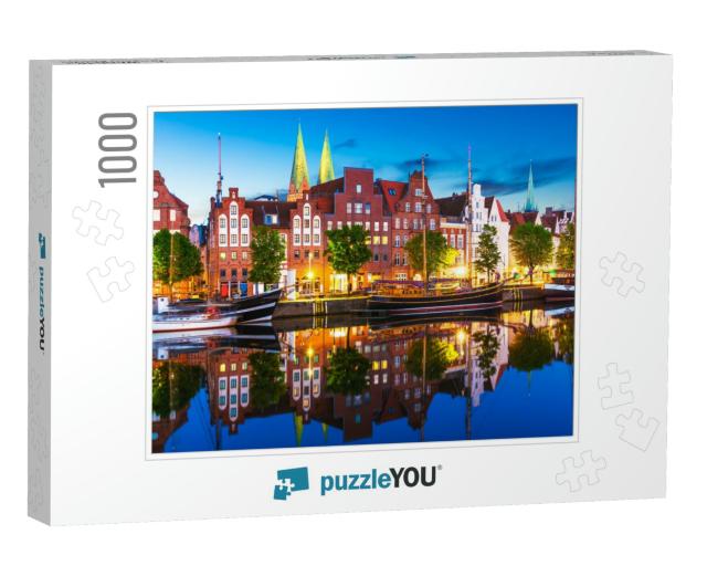 Scenic Summer Evening View of the Old Town Pier Architect... Jigsaw Puzzle with 1000 pieces