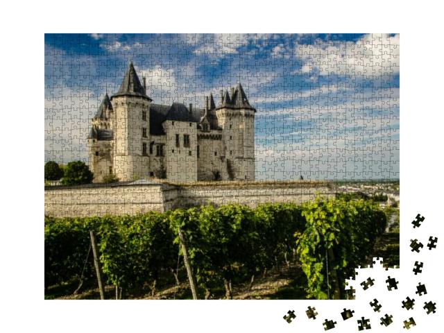 Chateau Saumur, France... Jigsaw Puzzle with 1000 pieces