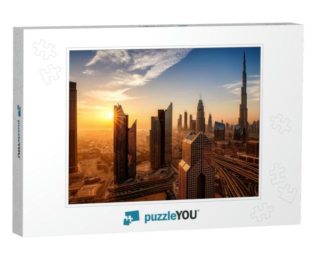 Dubai At Sunrise... Jigsaw Puzzle