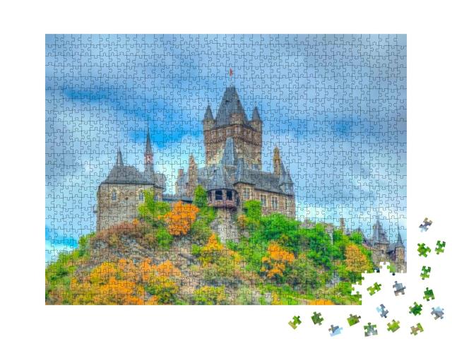 Reichsburg Cochem in Germany... Jigsaw Puzzle with 1000 pieces