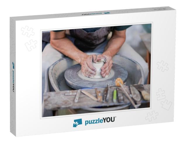 Craftsman Artist Making Craft, Pottery, Sculptor F... Jigsaw Puzzle