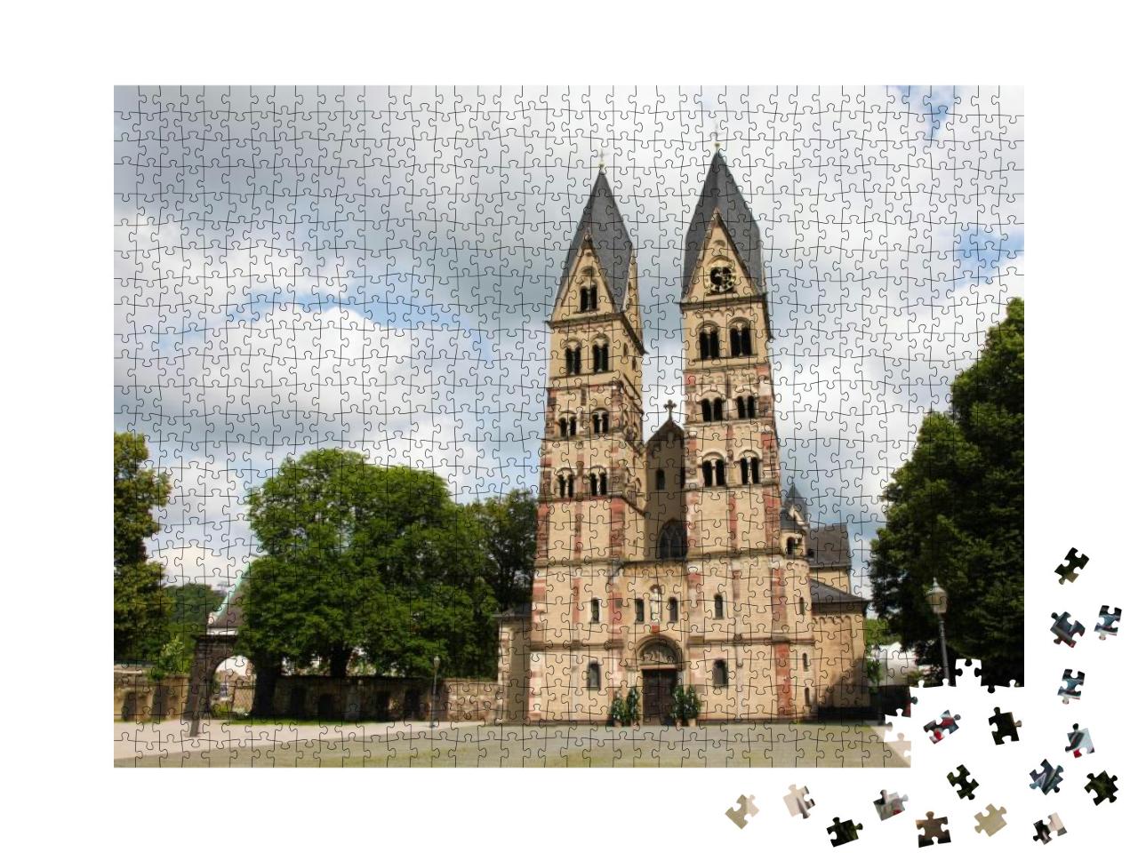 The Basilica of St. Castor is the Oldest Church in Koblen... Jigsaw Puzzle with 1000 pieces