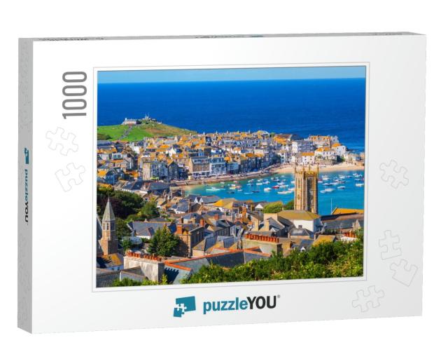 Picturesque St Ives, a Popular Seaside Town & Port in Cor... Jigsaw Puzzle with 1000 pieces