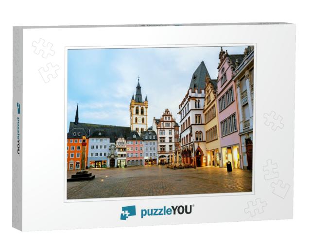 Historical Facades on the Main Market Square in the Old T... Jigsaw Puzzle