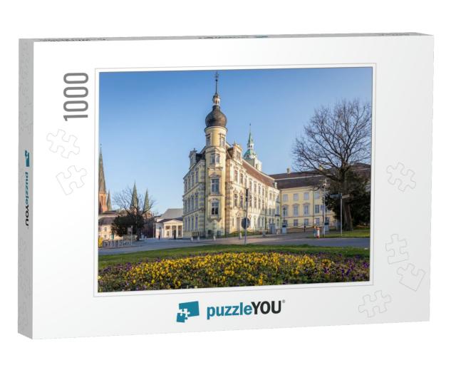 Baroque Castle on the Central Square of Oldenburg, German... Jigsaw Puzzle with 1000 pieces
