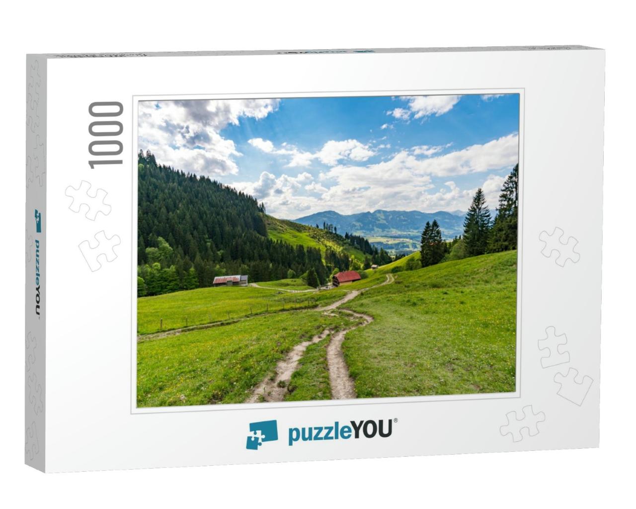 Entschenkopf Crossing with a Fantastic Panoramic View of... Jigsaw Puzzle with 1000 pieces