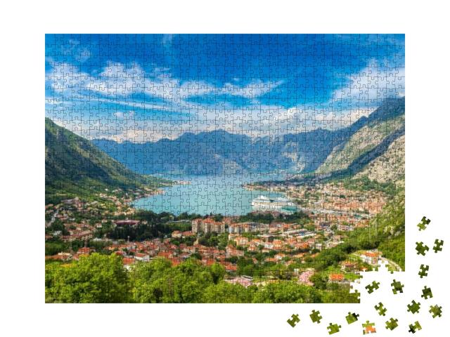Kotor in a Beautiful Summer Day, Montenegro... Jigsaw Puzzle with 1000 pieces