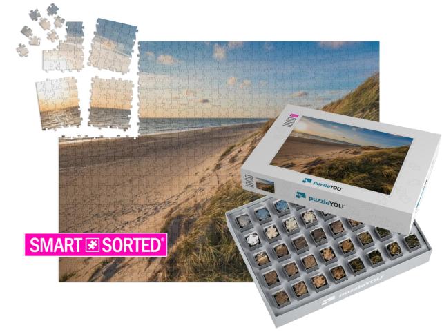 North Sea Beach, Jutland Coast in Denmark... | SMART SORTED® | Jigsaw Puzzle with 1000 pieces