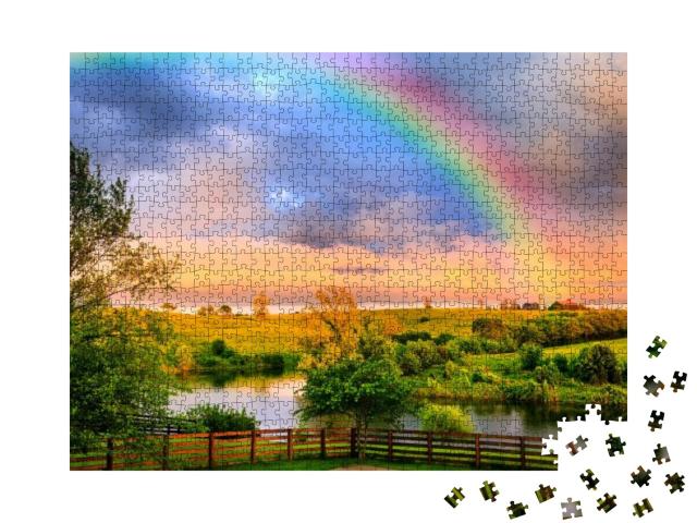 Countryside After Storm... Jigsaw Puzzle with 1000 pieces