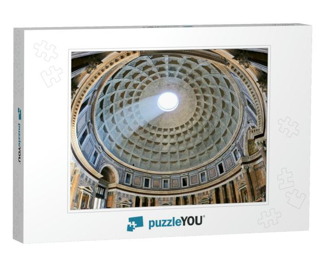 Ancient Architectural Masterpiece of Pantheon in Roma, It... Jigsaw Puzzle