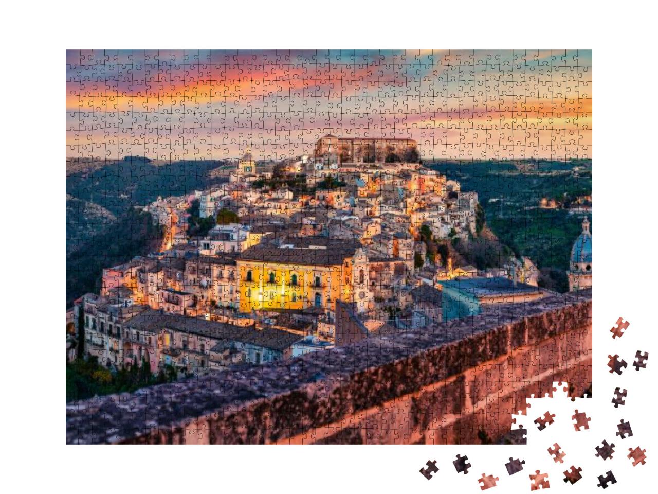 Captivating Summer Cityscape of RagUSA Town with Palazzo C... Jigsaw Puzzle with 1000 pieces