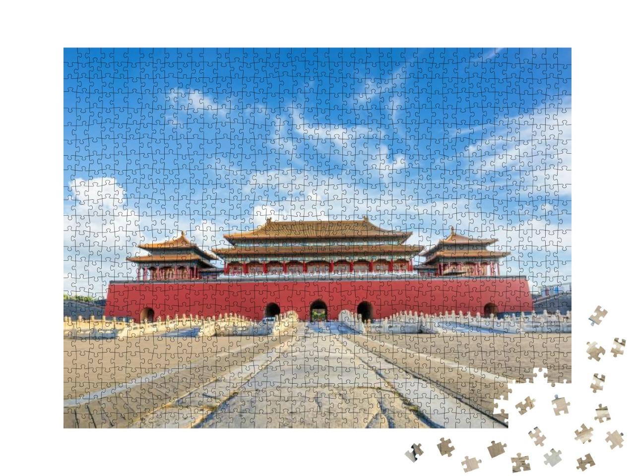 Ancient Royal Palaces of the Forbidden City in Beijing, C... Jigsaw Puzzle with 1000 pieces